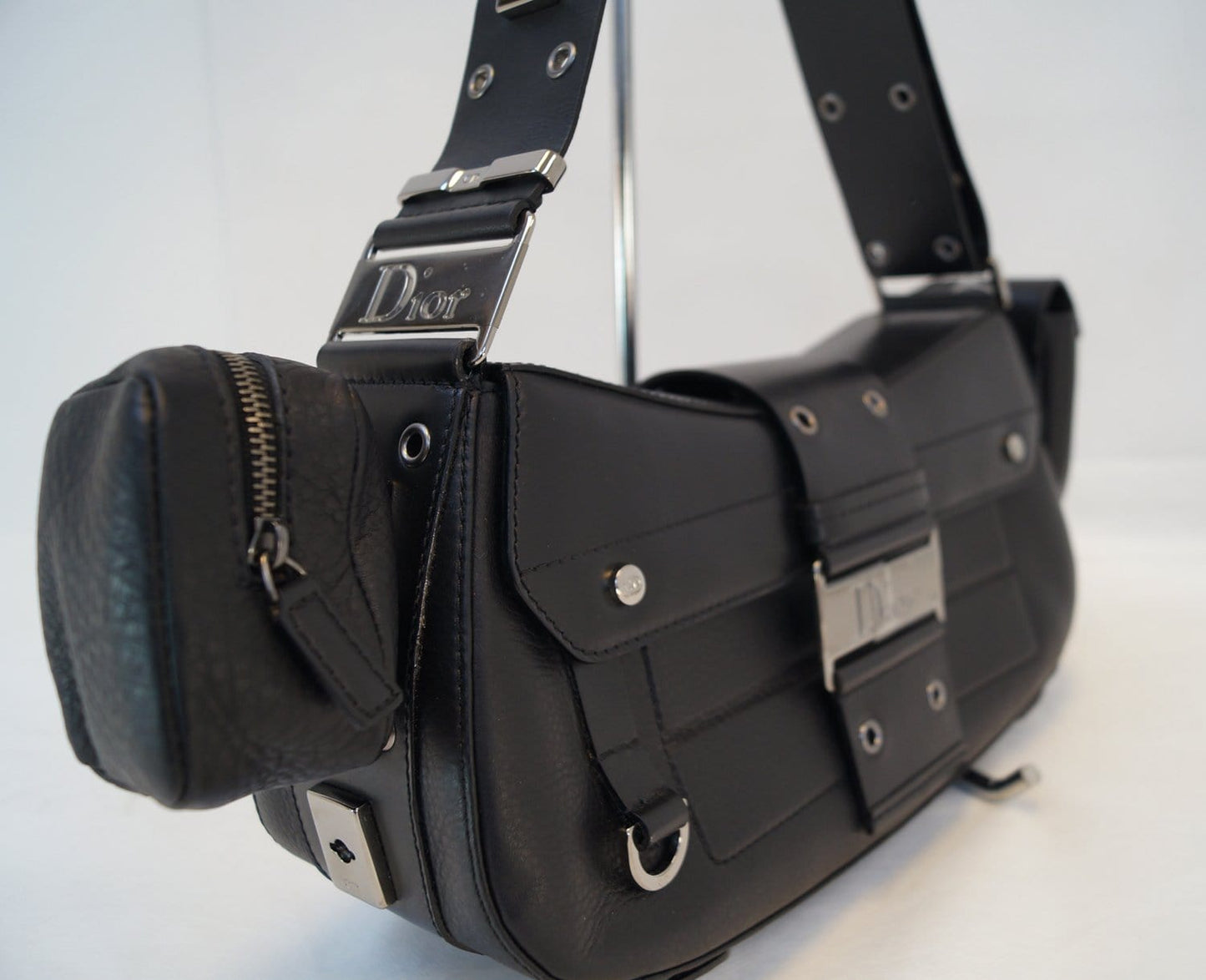 CHRISTIAN DIOR Bag - Street Chic Columbus Avenue Black Multipocket