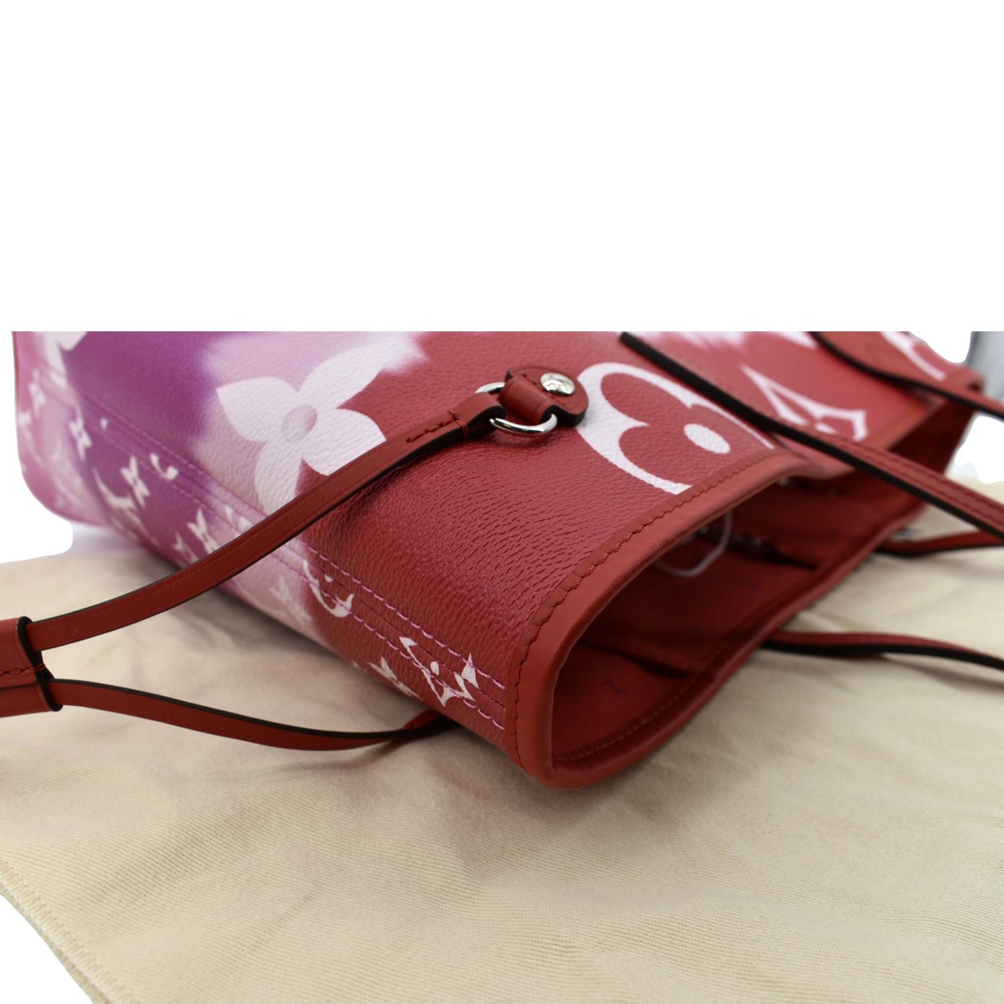LOUIS VUITTON Neverfull LV Escale MM Monogram Canvas Shoulder Bag Mulitcolor