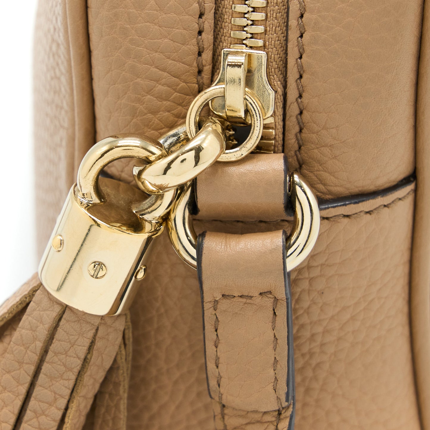 Gucci Soho Disco Bag Calfksin Dark Beige