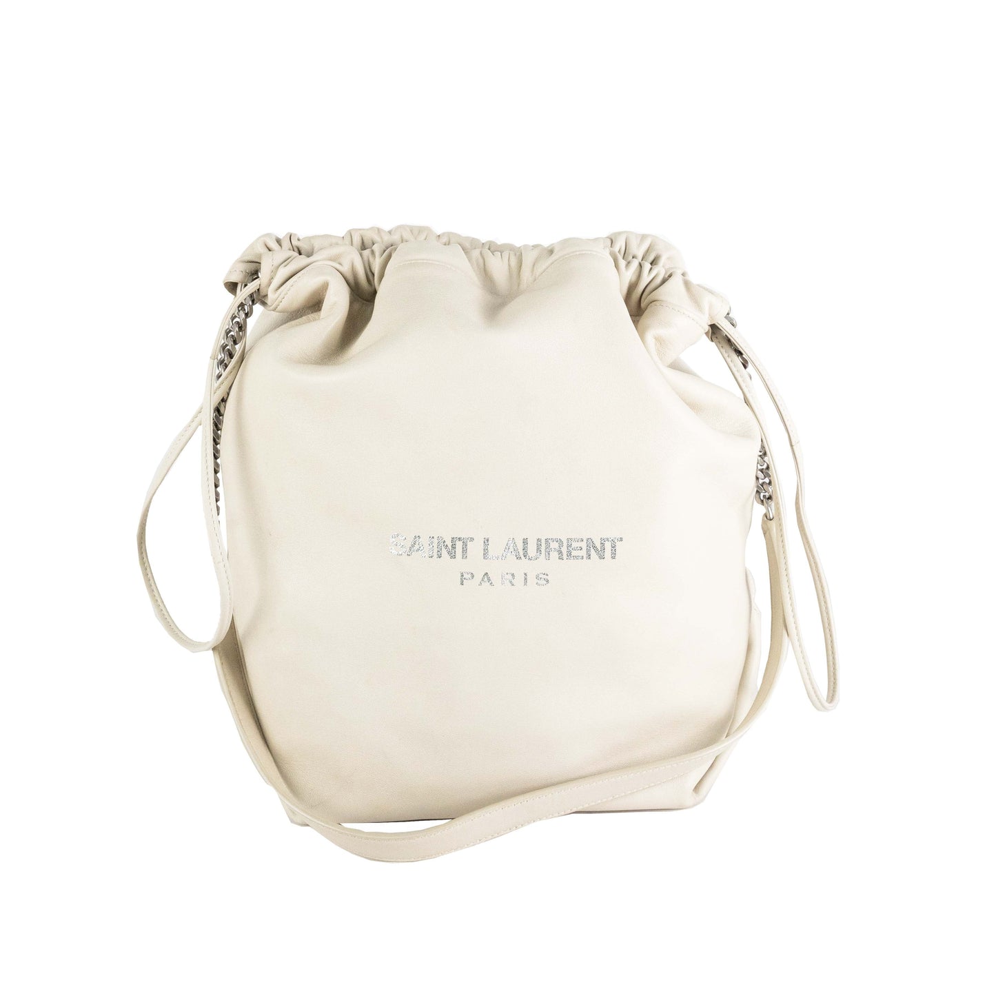 Saint Laurent Bucket Bag Cream