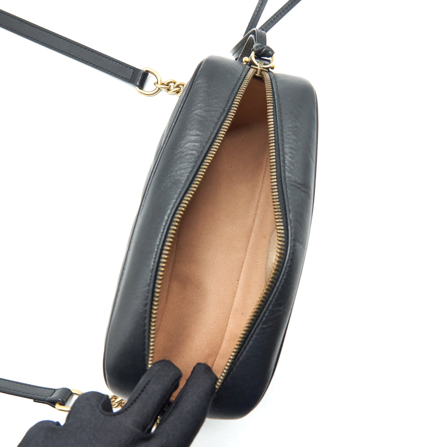 Gucci GG Marmont Small Matelasse Shoulder Bag Black