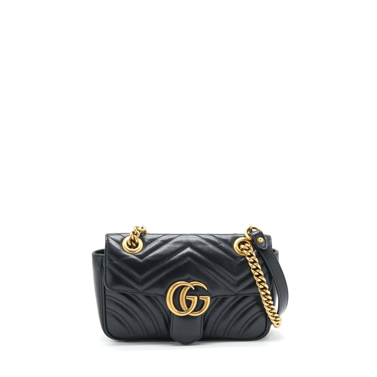 Gucci Mini Marmont Matelasse Bag Black