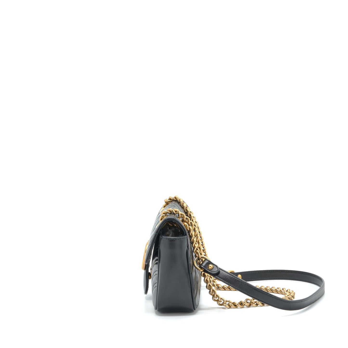 Gucci Mini Marmont Matelasse Bag Black