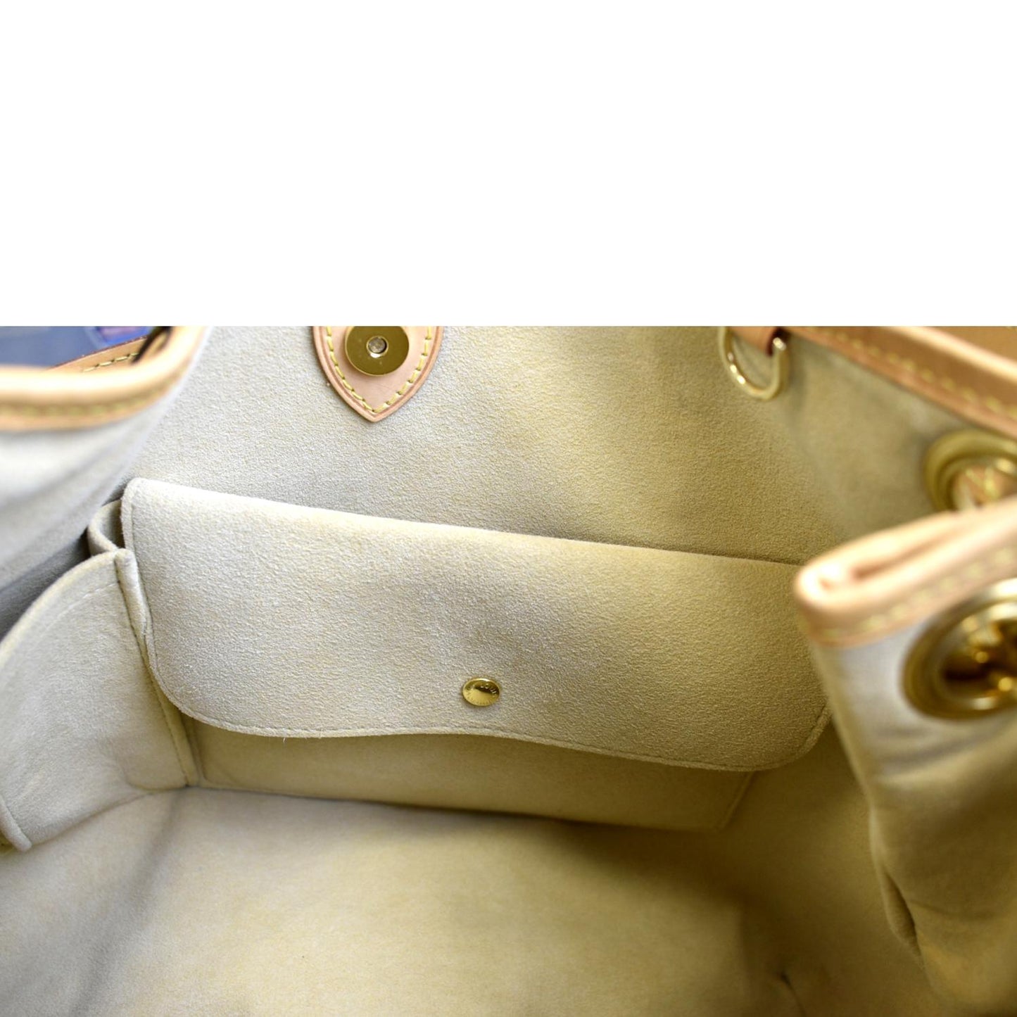 LOUIS VUITTON Galliera PM Monogram Canvas Hobo Shoulder Bag Brown