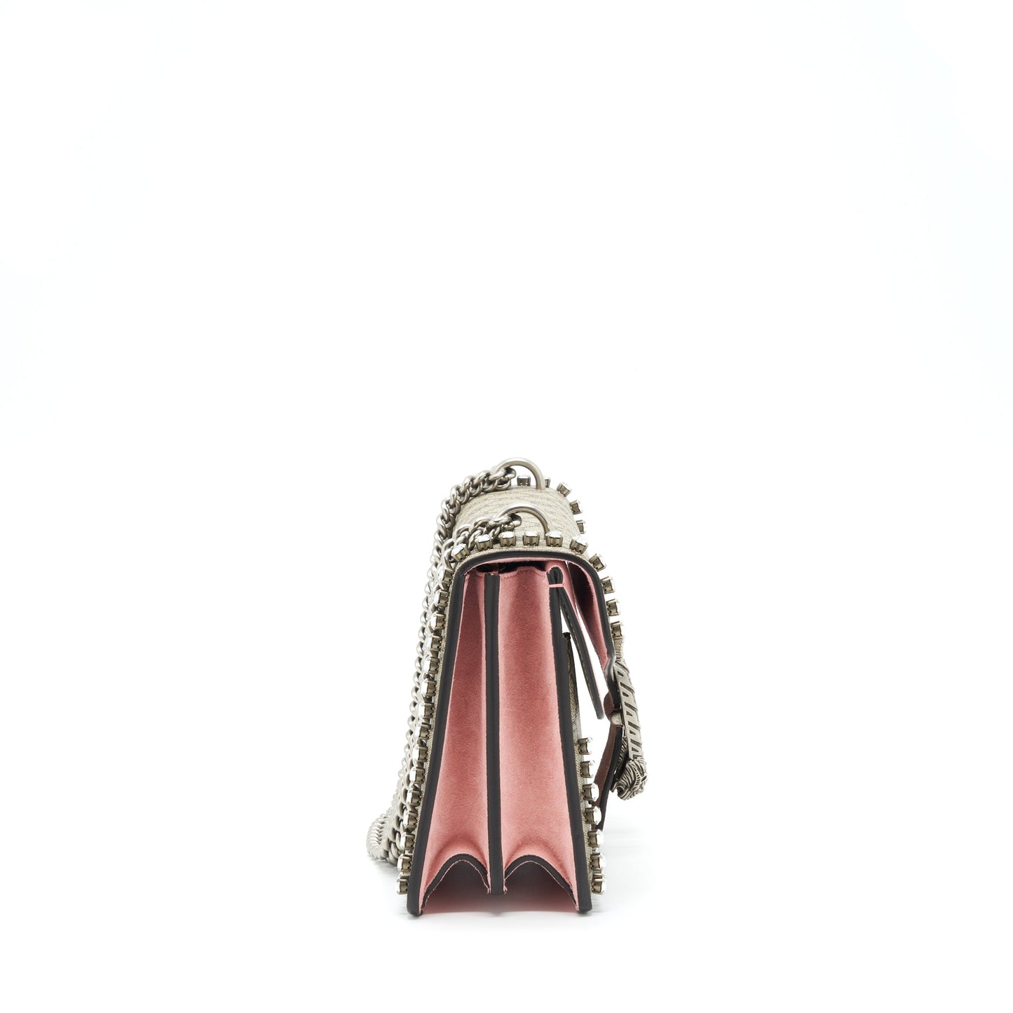 Gucci Dionysus GG Small Crystal Shoulder Bag SHW
