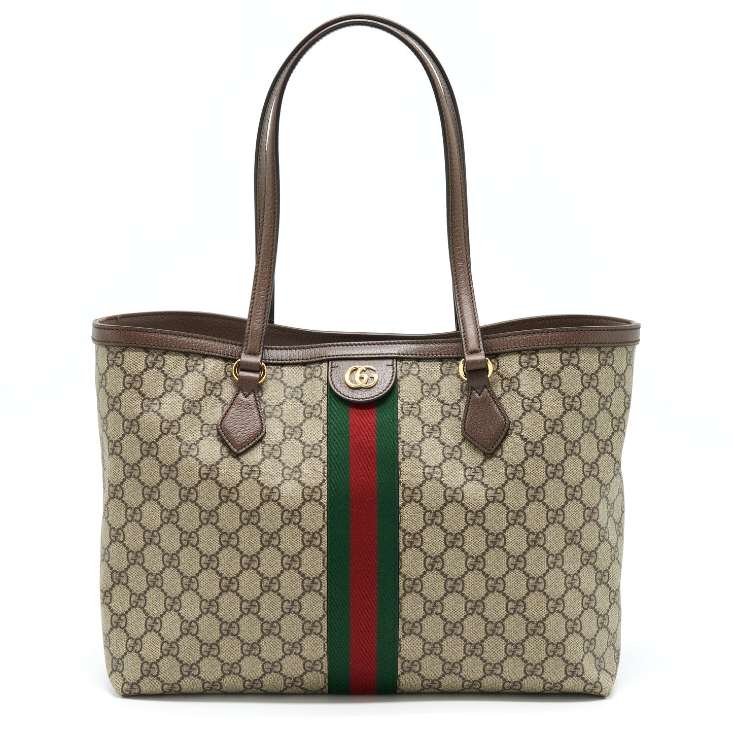 Gucci Shopping Tote Bag GG Supreme Canvas