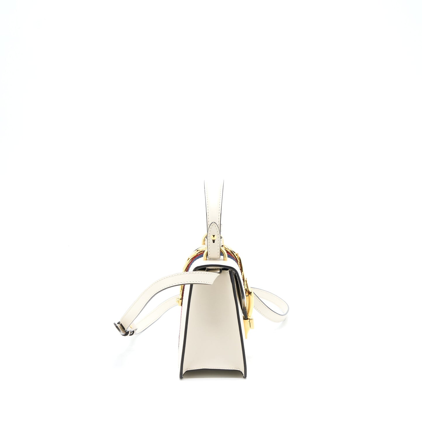 Gucci Mini Sylvia Top Handle Bag White
