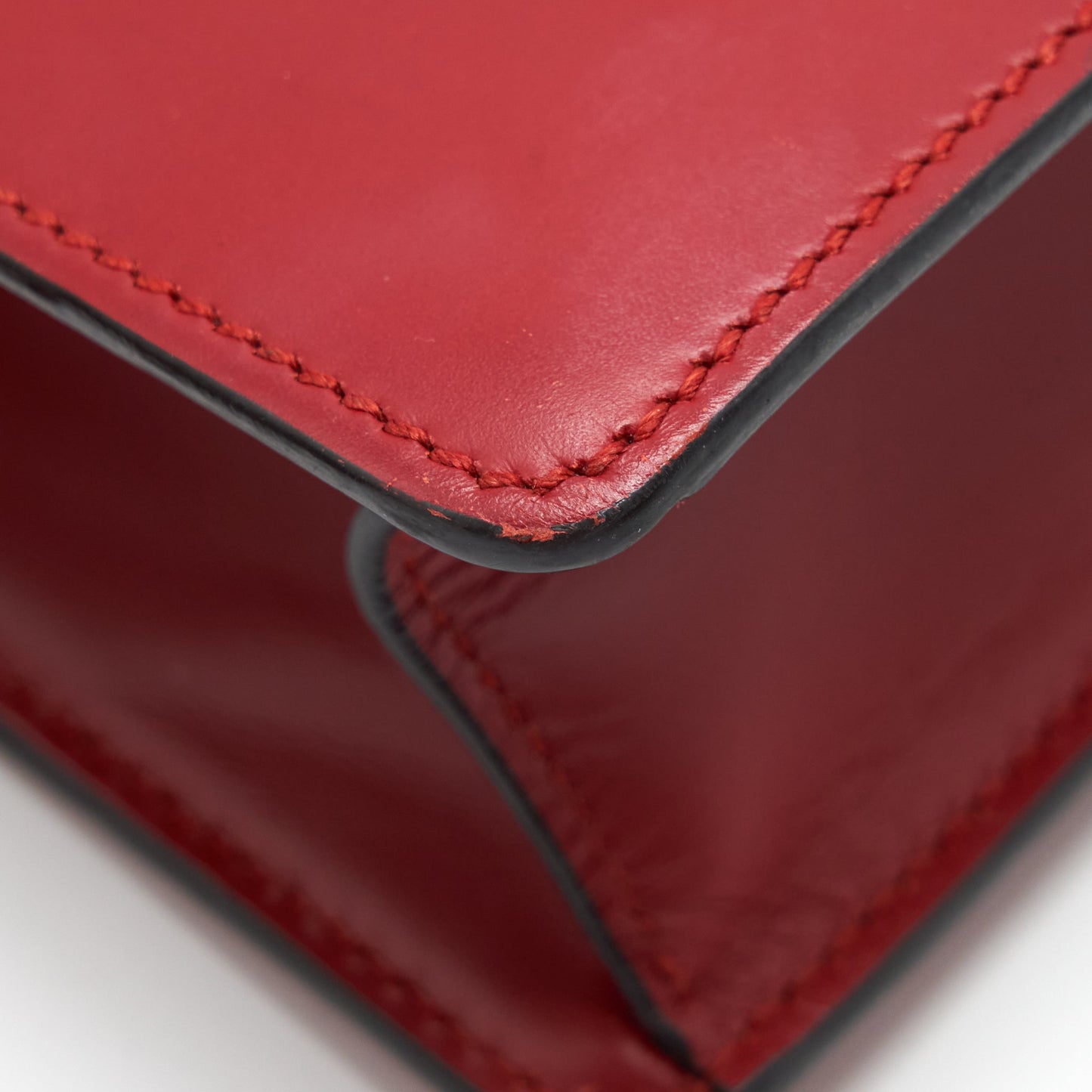 Gucci Small Sylvie Shoulder Bag Red