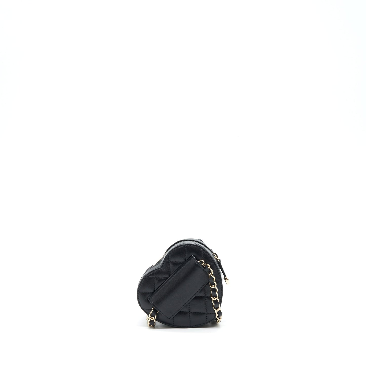 Chanel 22S Heart Belt Bag Lambskin Black L
