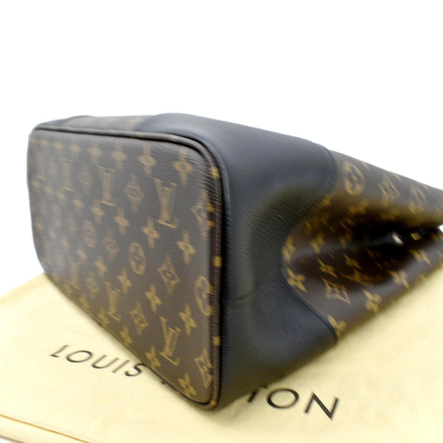 LOUIS VUITTON Flandrin Monogram Canvas Tote Shoulder Bag Brown