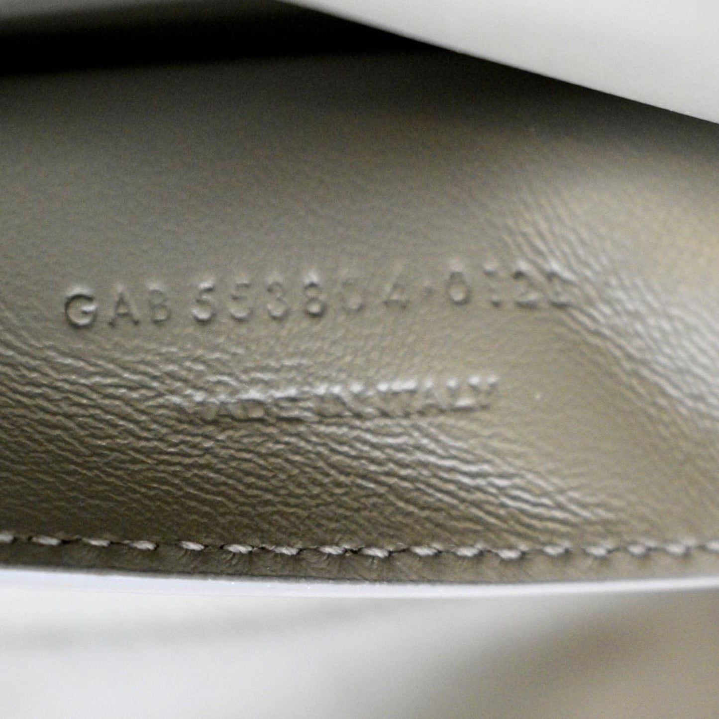 YVES SAINT LAURENT Kate Reversible Leather Crossbody Bag Green