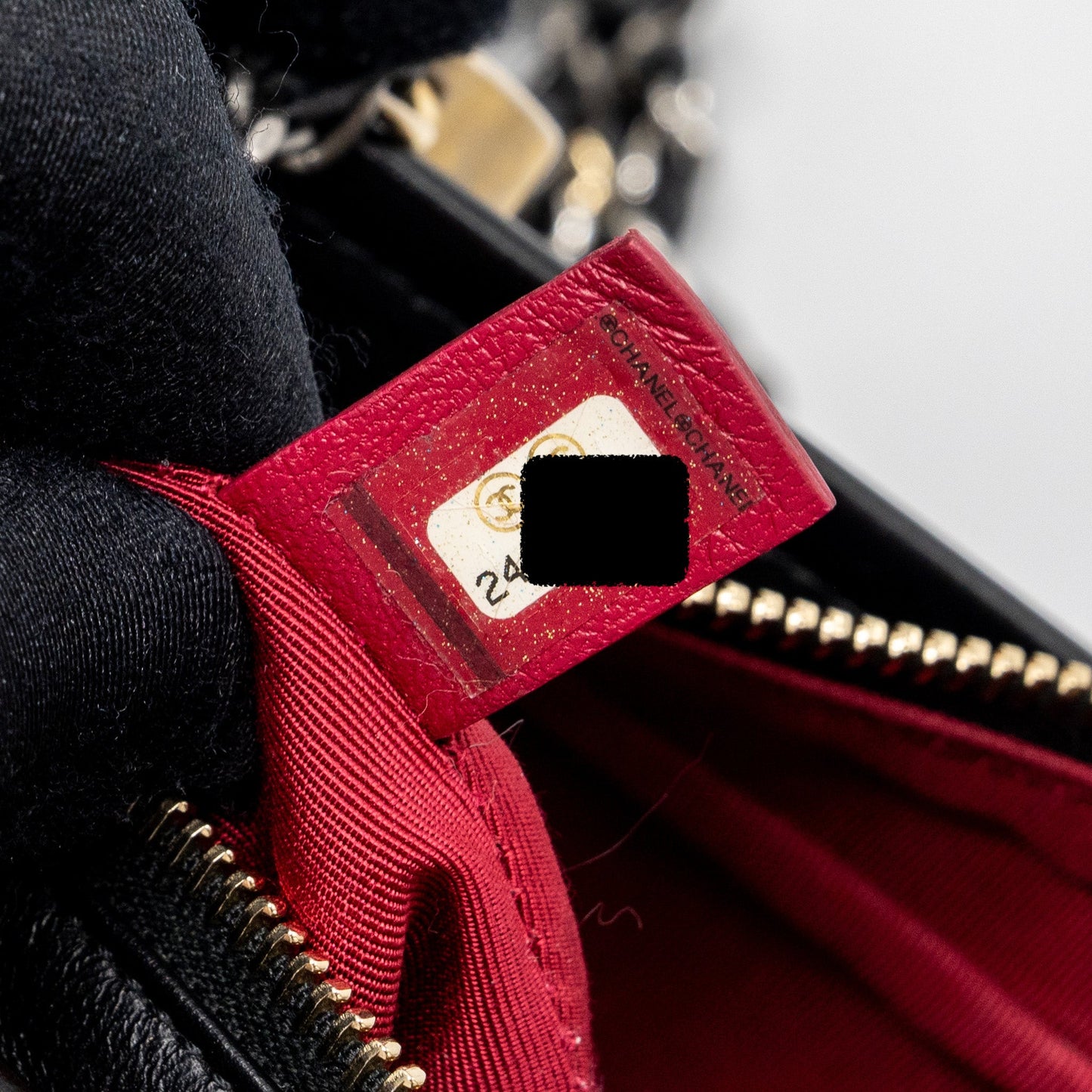 Chanel small gabrielle hobo bag calfskin black multicolour hardware