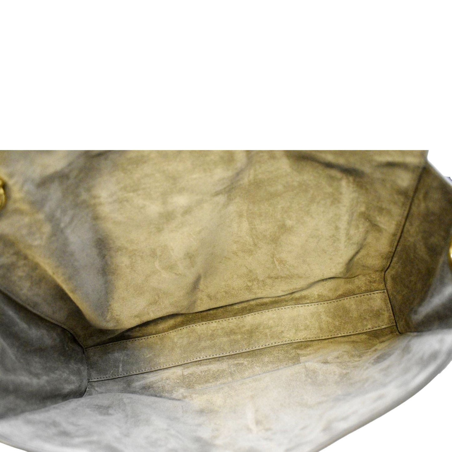 YVES SAINT LAURENT Kate Reversible Leather Crossbody Bag Green