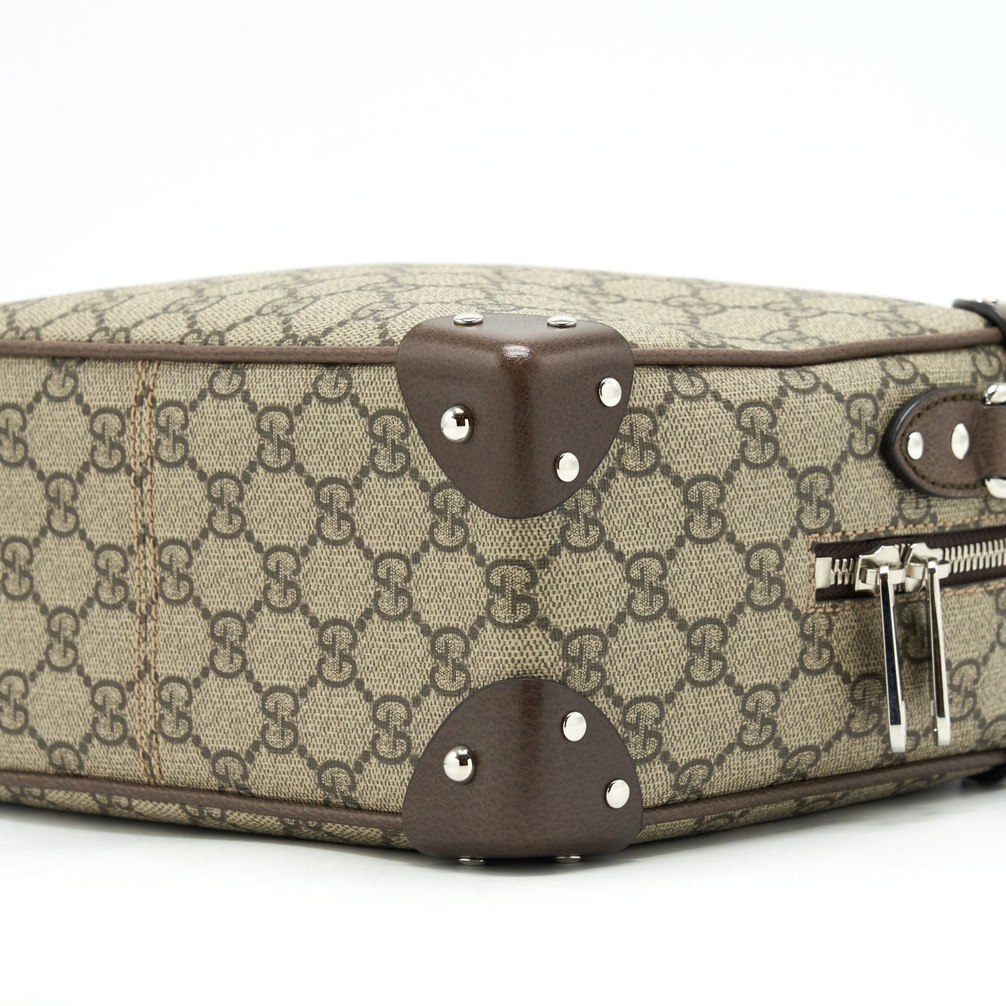 Gucci small supreme luggage cross body bag