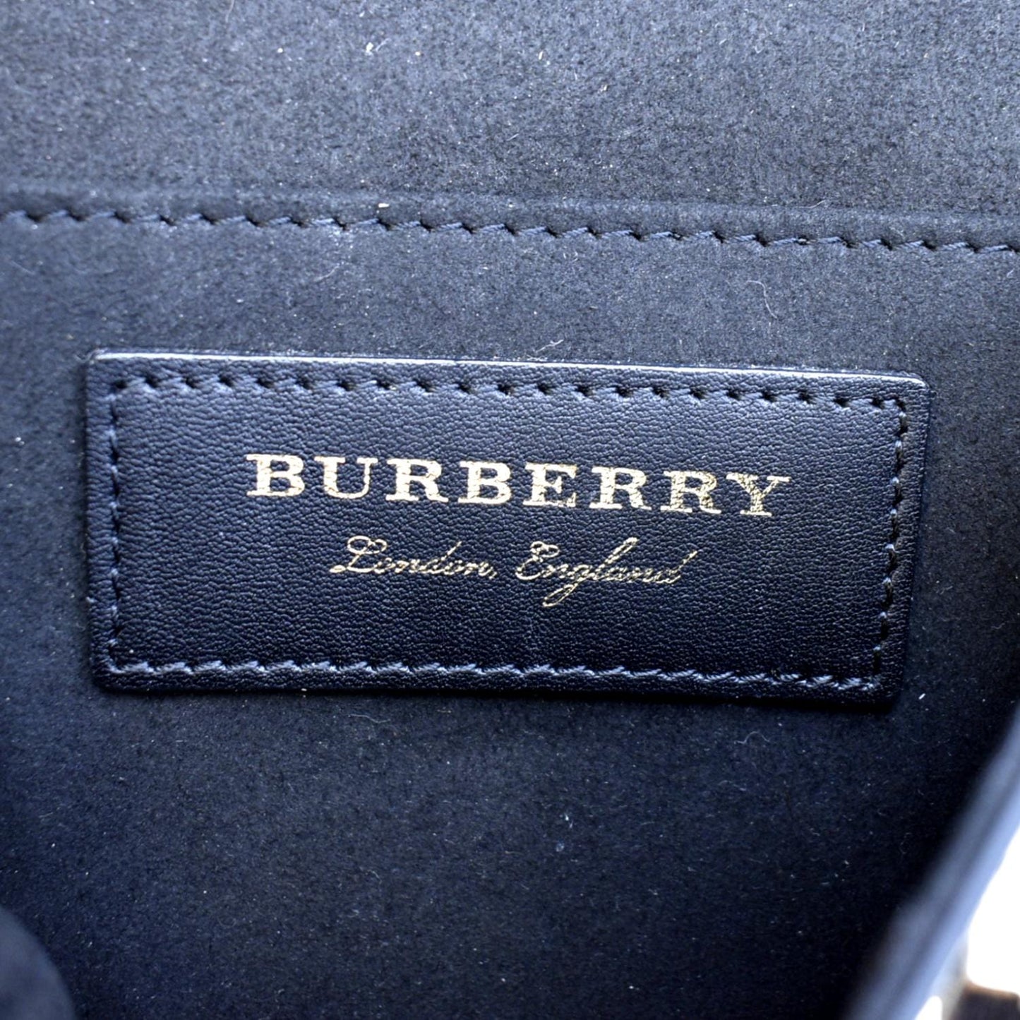 BURBERRY Bridle Pony Hair Leather Shoulder Bag Tan
