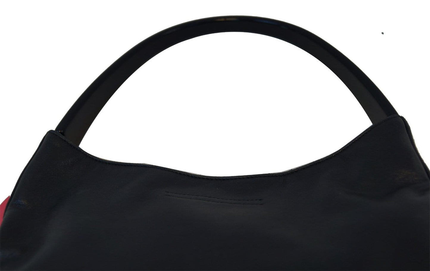 PRADA Milano Black Leather Hobo Shoulder Bag