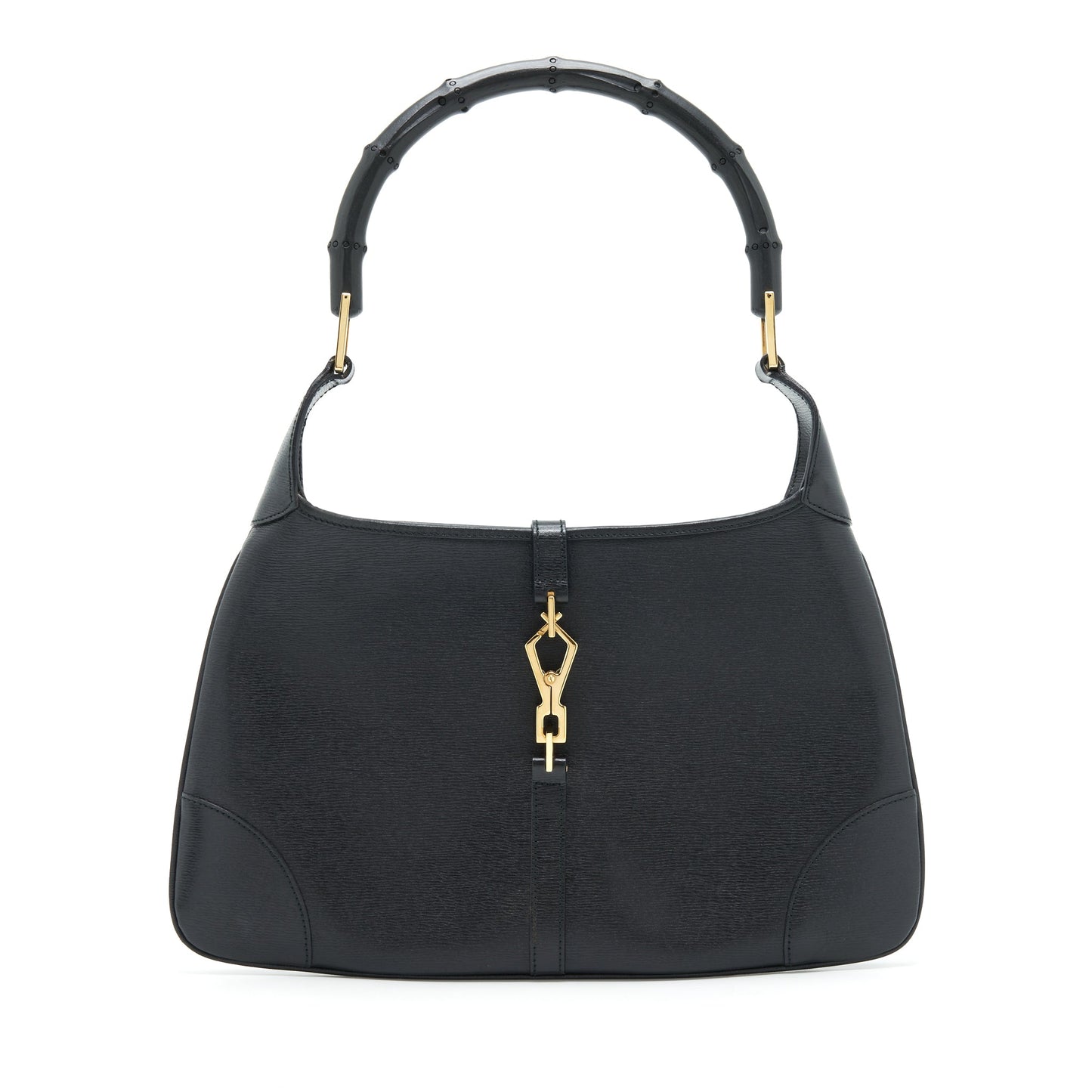 Gucci Vintage Jackie With Bamboo Handle Black