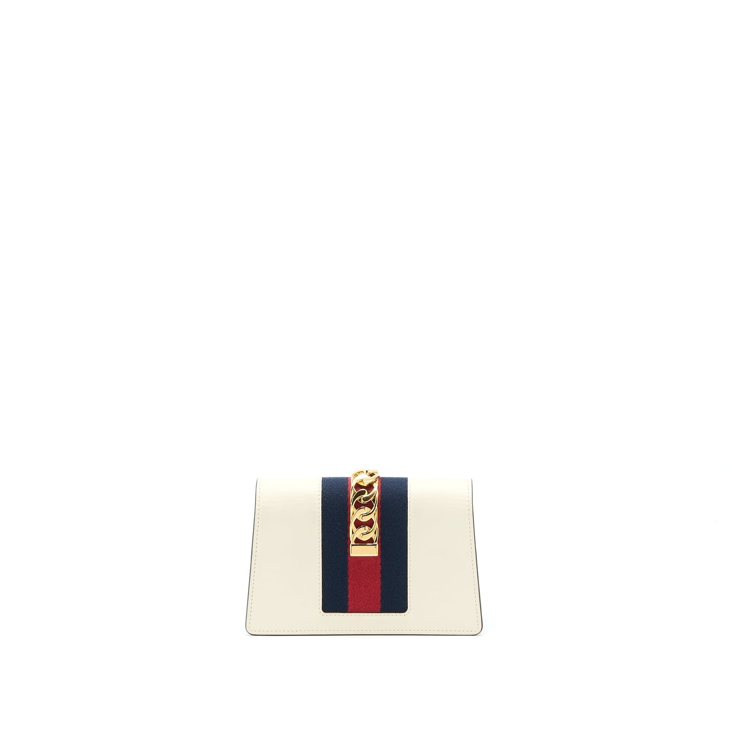 Gucci Sylvie Mini Chain Bag Calfskin White