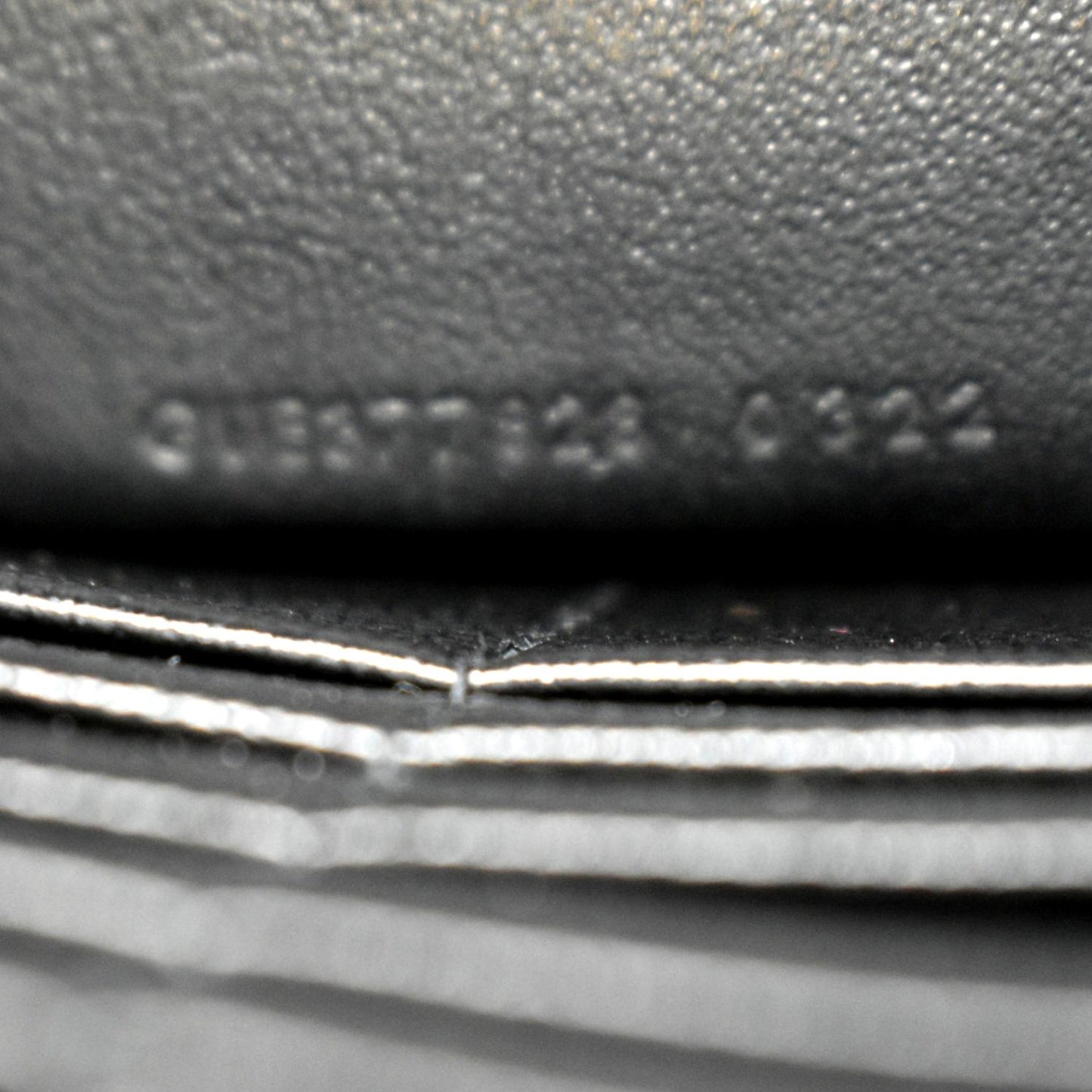 YVES SAINT LAURENT Cassandre Matelasse Chain Wallet Crossbody Bag Black