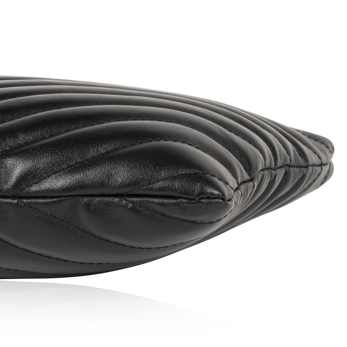 Saint Laurent Chevron Stitched Pouch