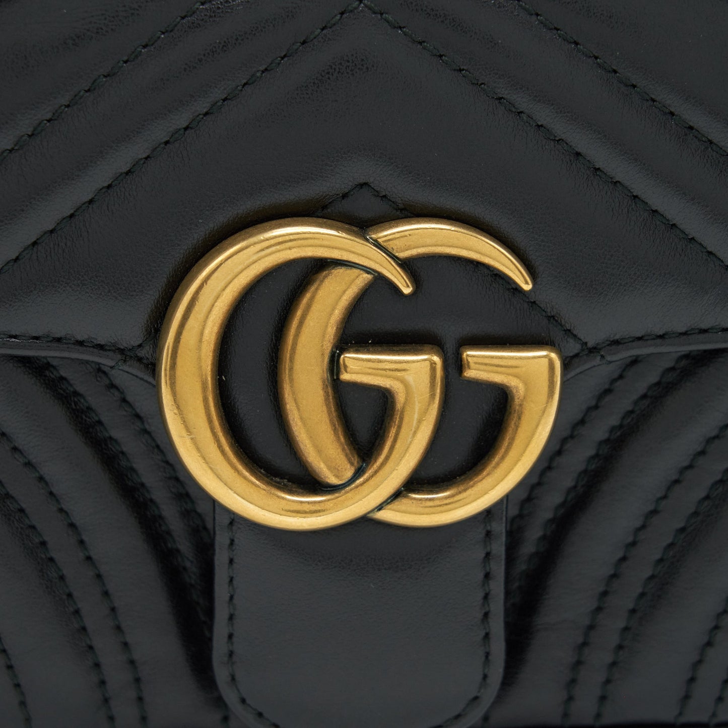 Gucci Mini Marmont Matelasse Bag Black