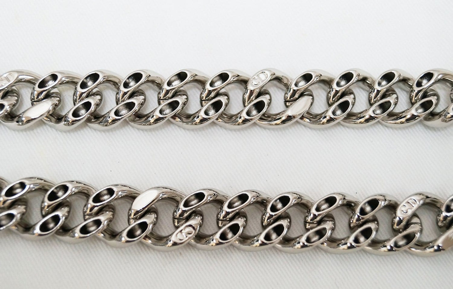 CHRISTIAN DIOR Handbags - Diorama Silver Perforated Leather Bag