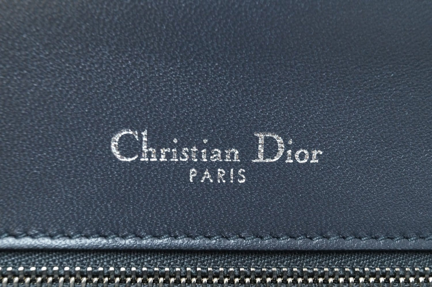 CHRISTIAN DIOR Handbags - Diorama Silver Perforated Leather Bag