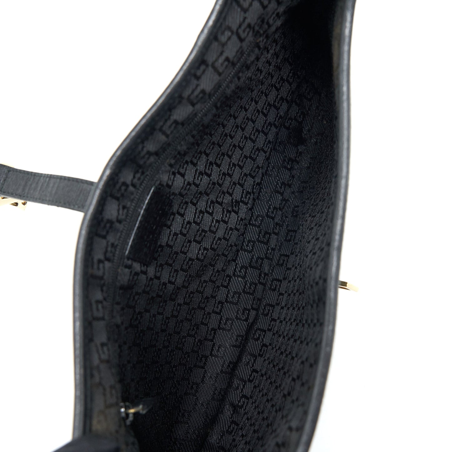 Gucci Vintage Jackie With Bamboo Handle Black