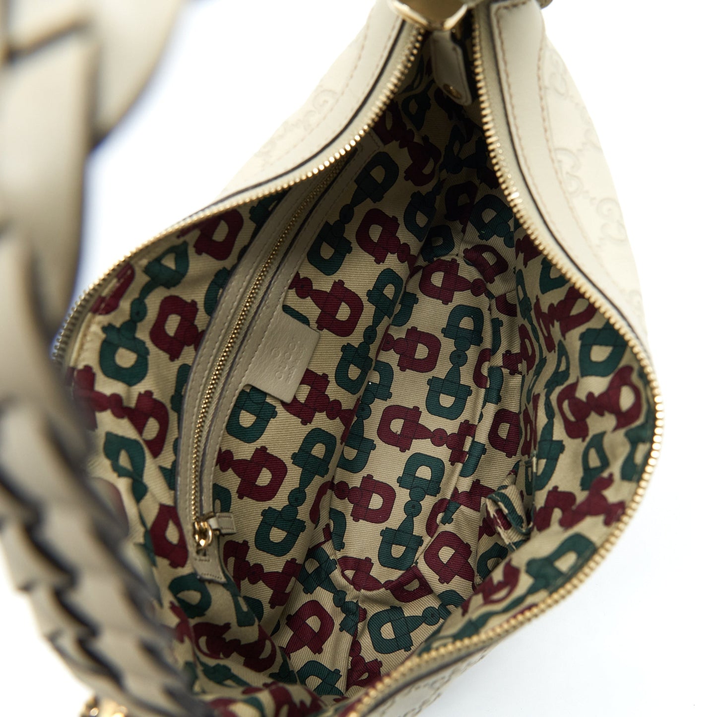 Gucci GG supreme Print Bag Light Grey