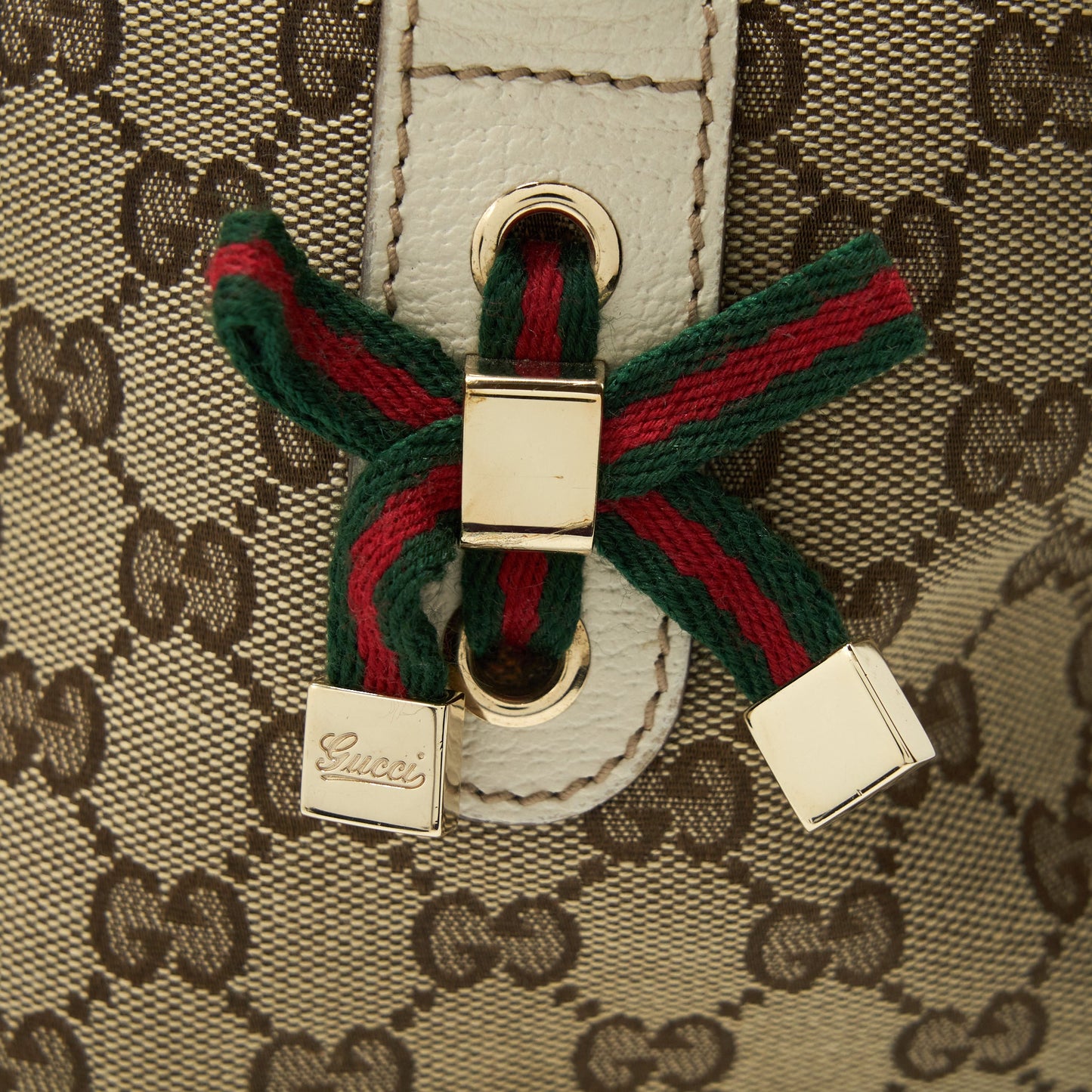 Gucci Princy Tote Bag GG Supreme Canvas/ White