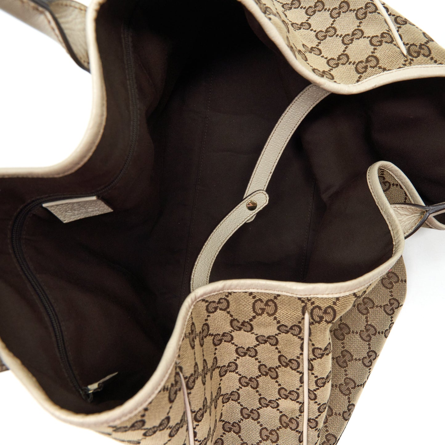 Gucci Princy Tote Bag GG Supreme Canvas/ White