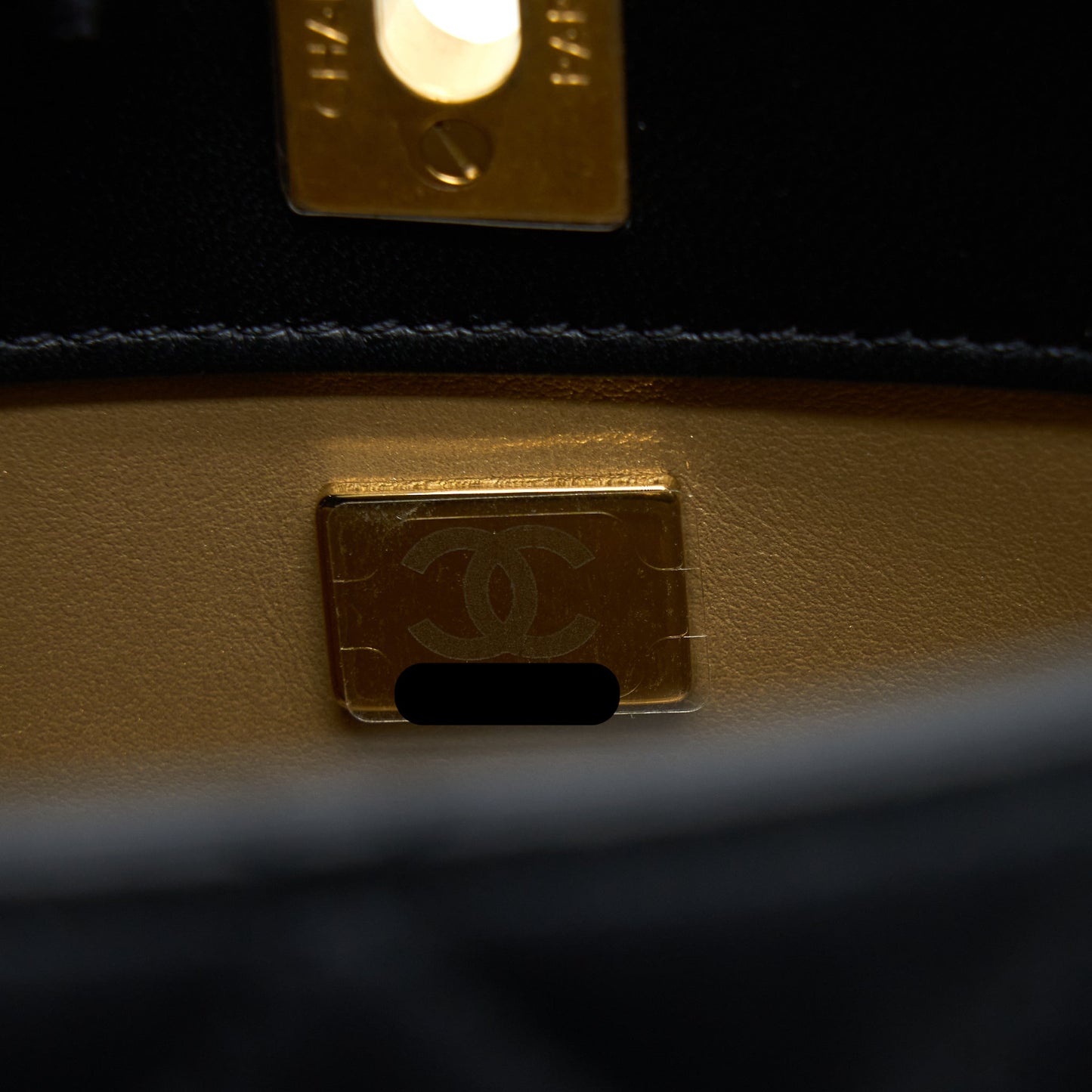 Chanel 23C Pearl Crush Hobo Bag Lambskin Black Brushed (Microchip)