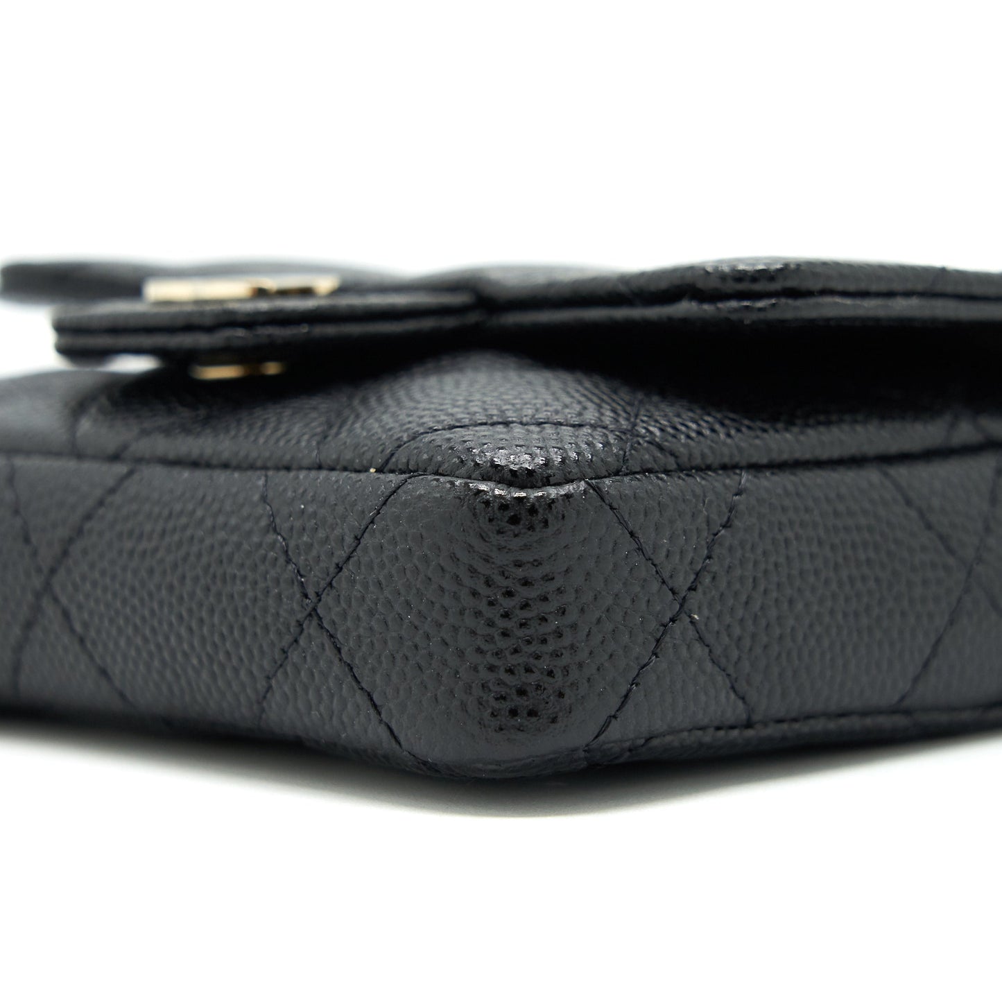 Chanel 21B Belt Bag Caviar Black L