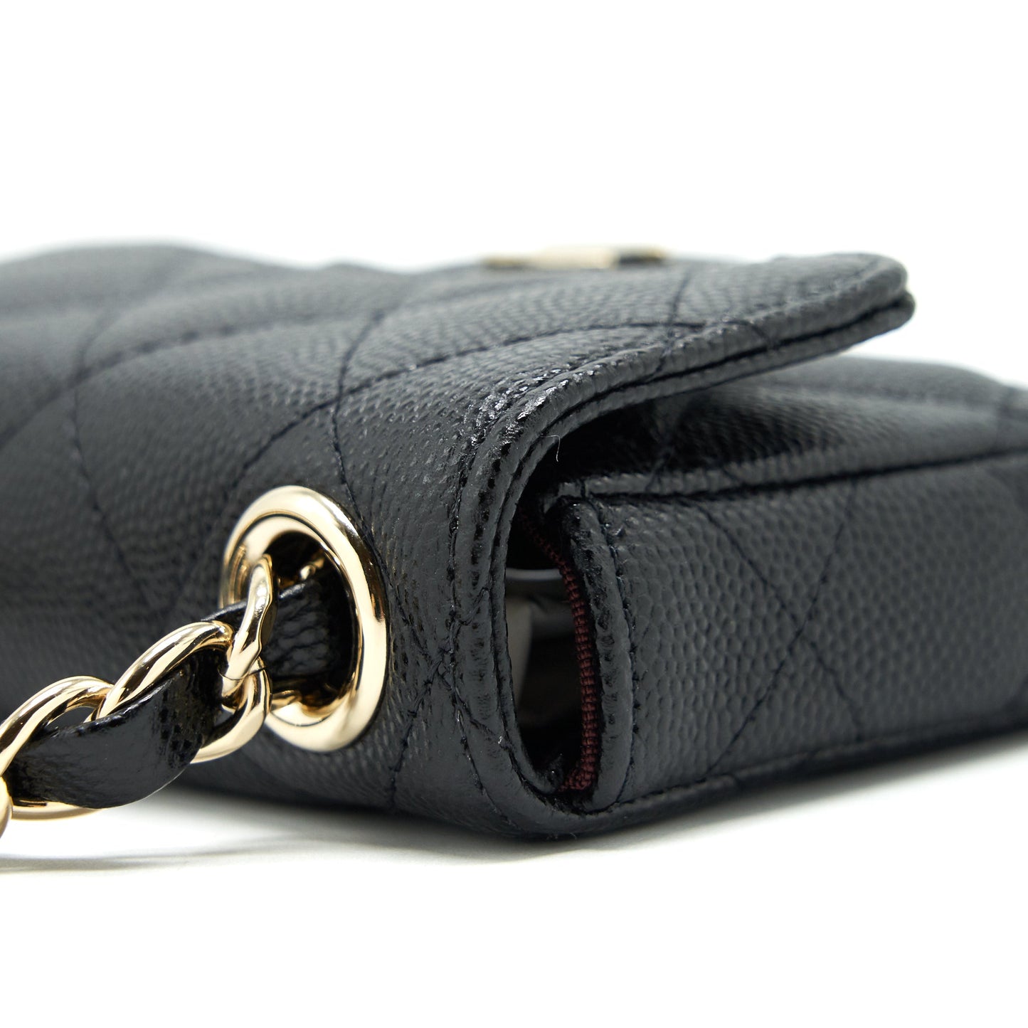 Chanel 21B Belt Bag Caviar Black L