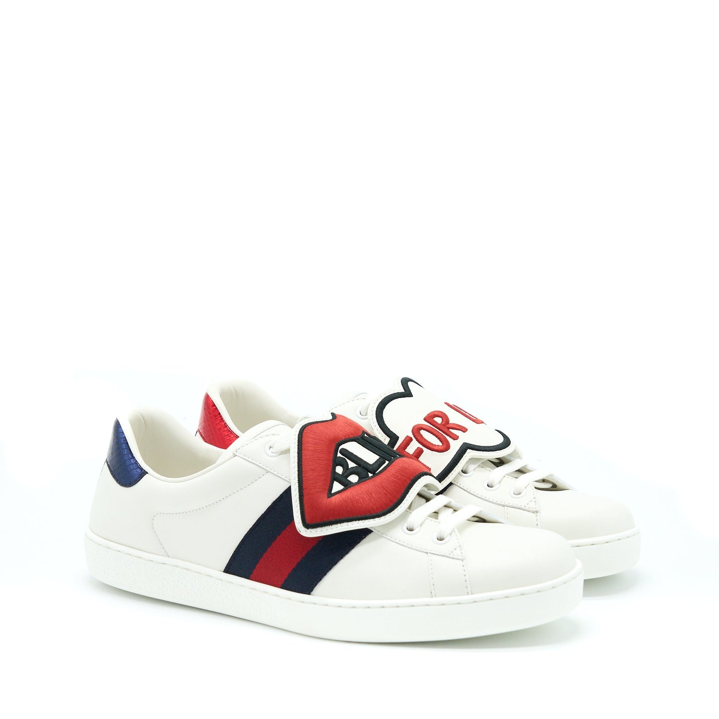 Gucci Size 9.5 Sneakers White/ Multicolour