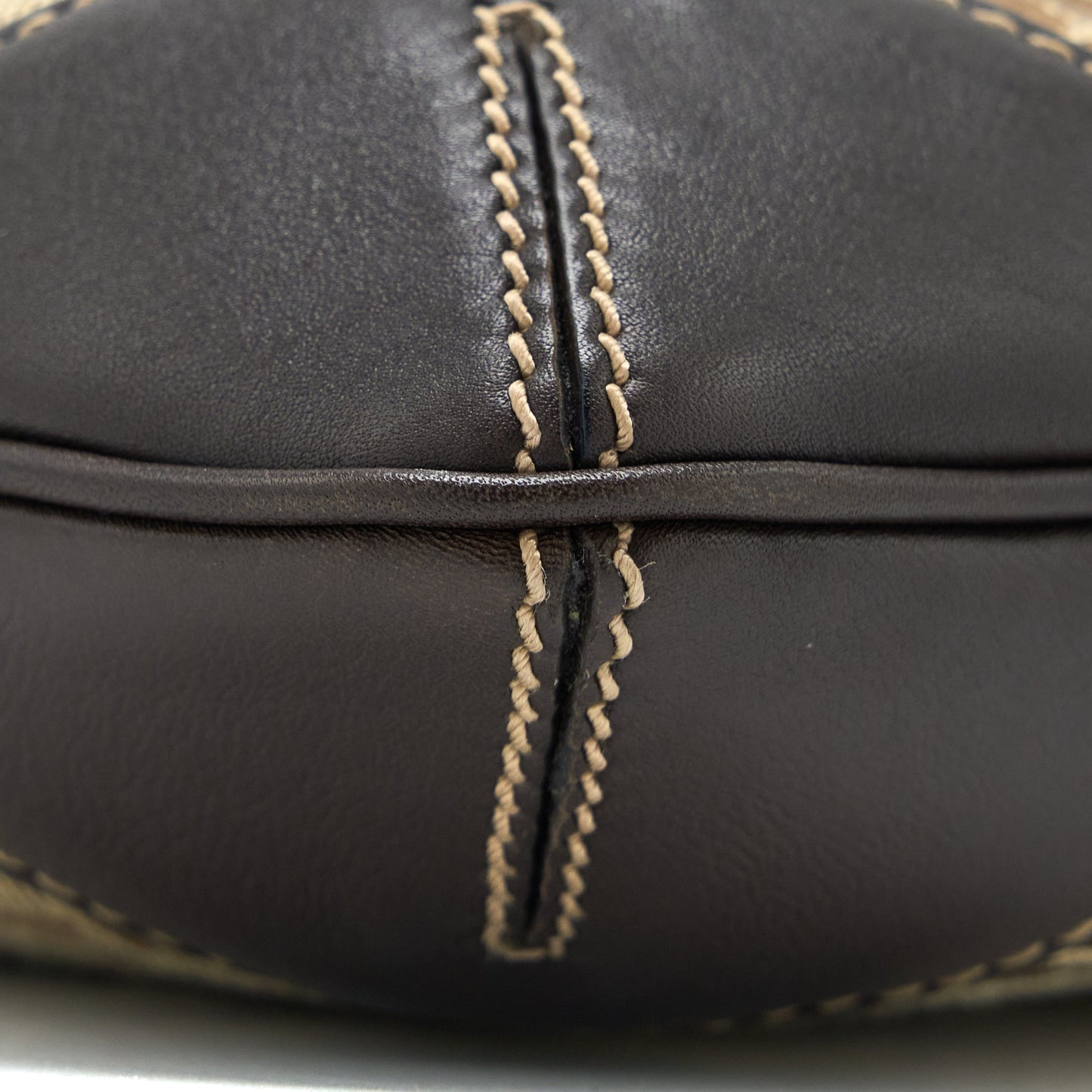 Gucci Vintage Hobo Bag Canvas/Leather Multicolour