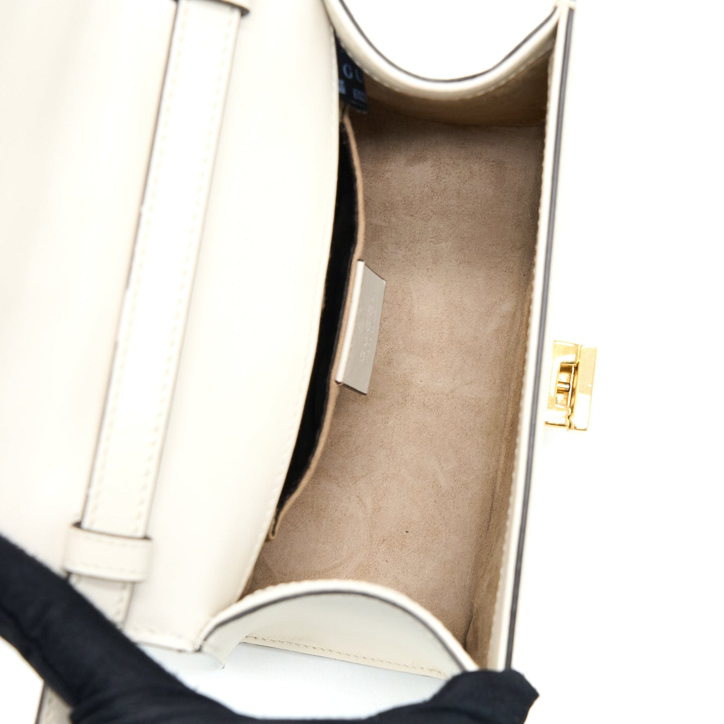 Gucci Mini Sylvia Top Handle Bag White