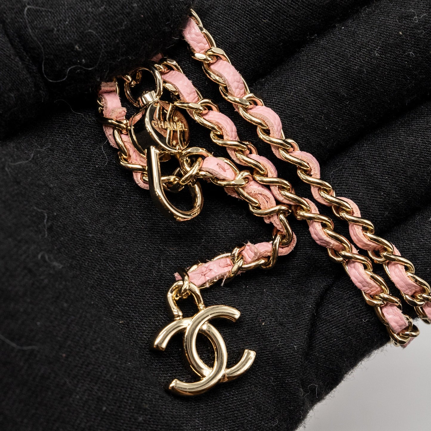 Chanel Mini Flap Belt Bag Caviar Pink L