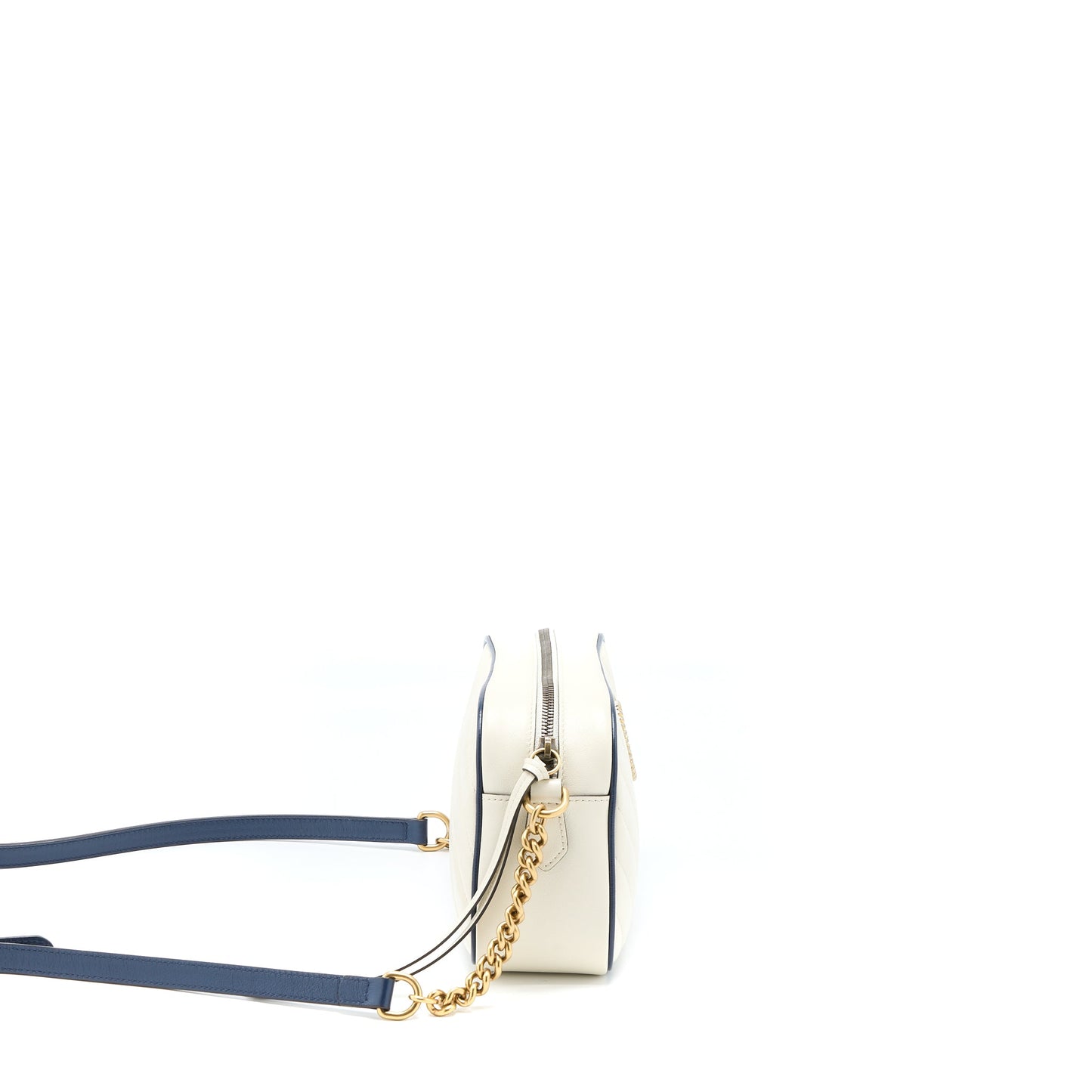 Gucci Marmont Camera Bag Calfskin White