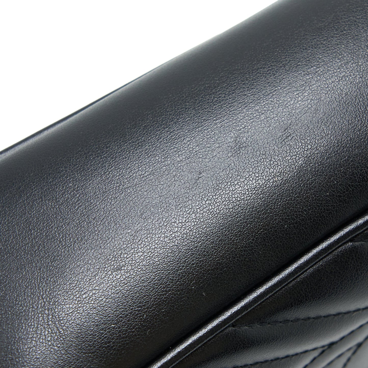Gucci GG Marmont Camera Shoulder Bag Calfskin Black Brushed