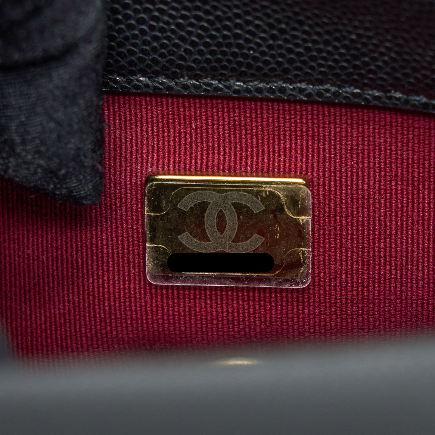 Chanel 22A Square Flap Bag Caviar Black (Microchip)