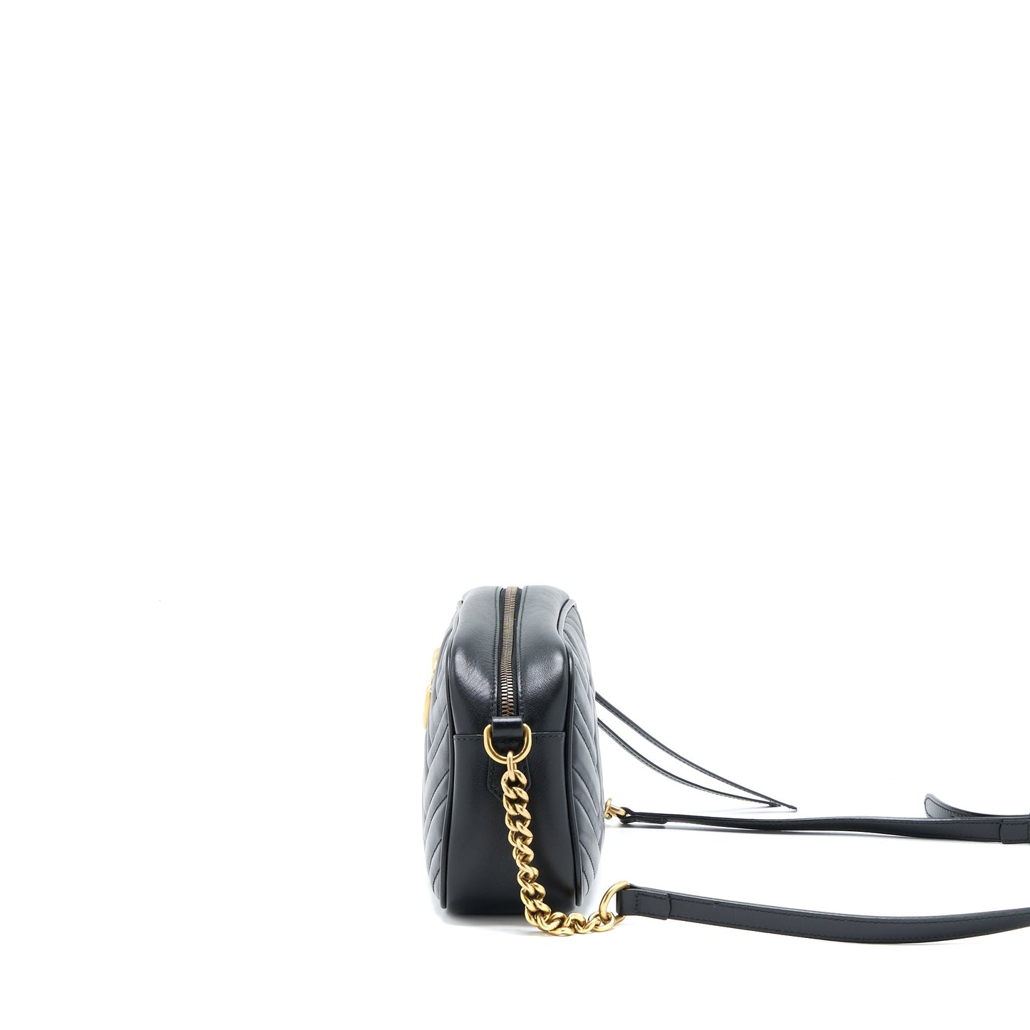 Gucci GG Marmont Camera Bag Black Brushed
