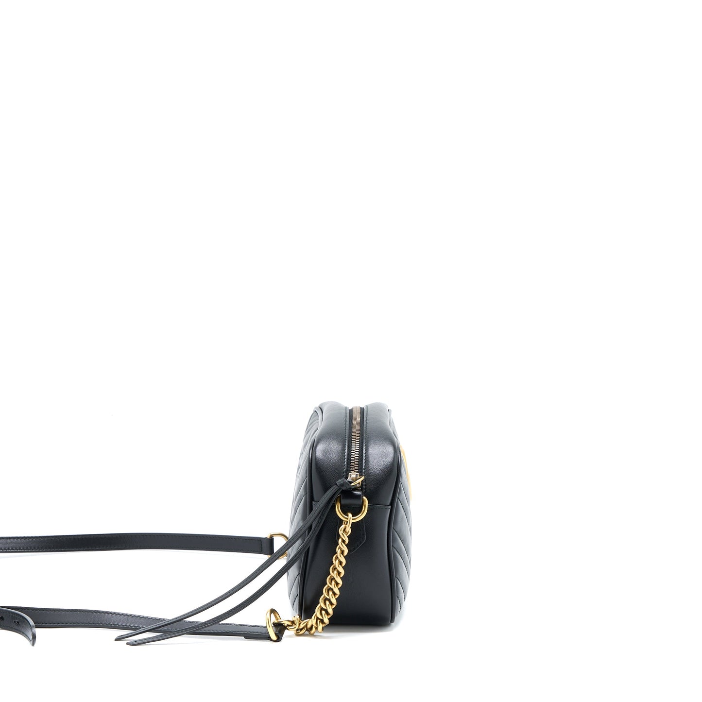 Gucci GG Marmont Camera Bag Black Brushed