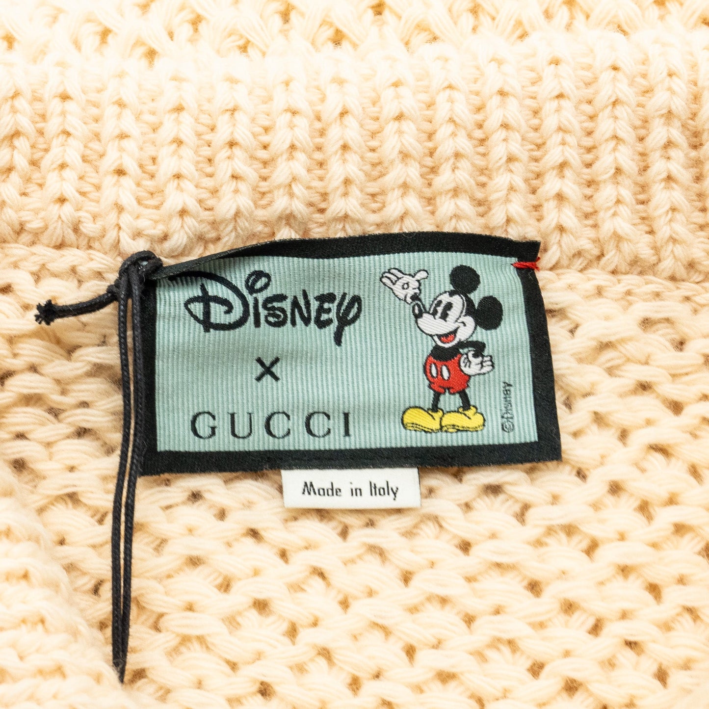 Gucci X Disney Size M Mickey Mouse Sweater Wool White/Mulitcolour