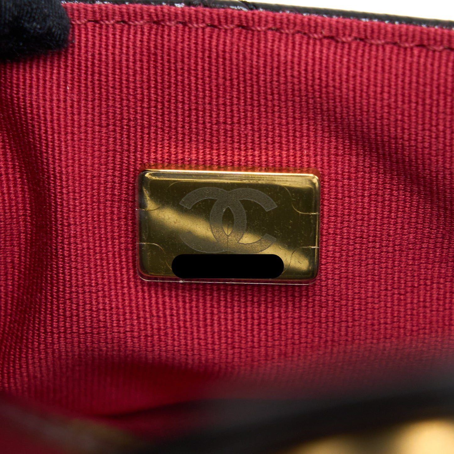 Chanel 23C Hobo Bag Shiny Calfskin Black Brushed (Microchip)