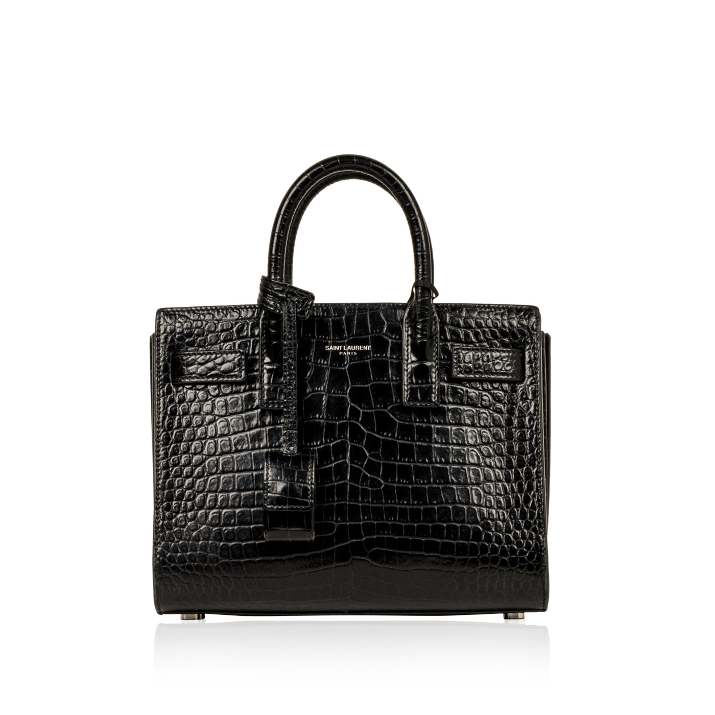 Saint Laurent Nano Sac de Jour Croc