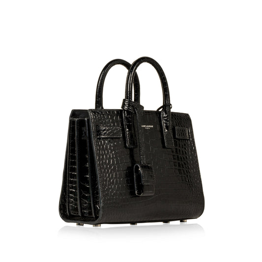 Saint Laurent Nano Sac de Jour Croc