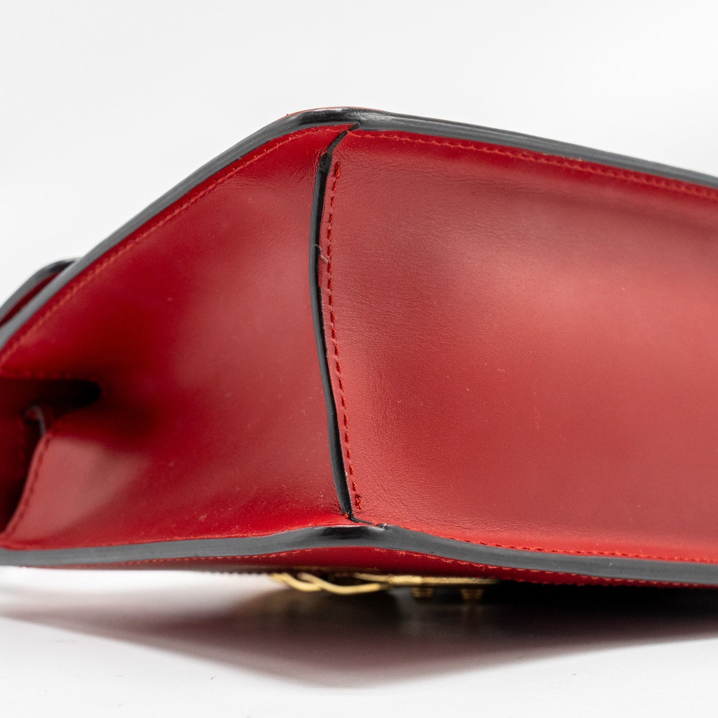 Gucci Top Handle Mini Sylvie calfskin red