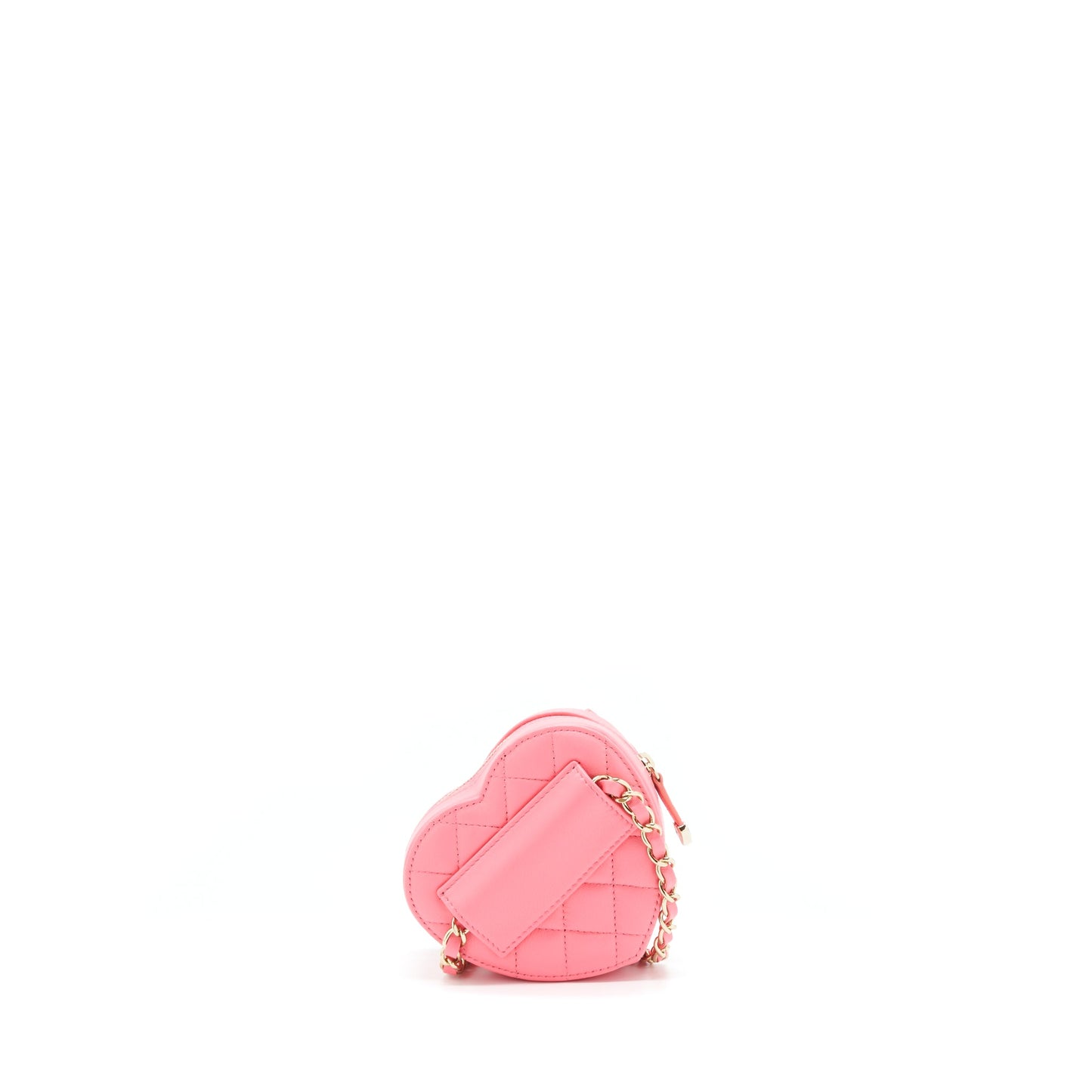 Chanel 22S Heart Belt Bag Lambskin Pink L
