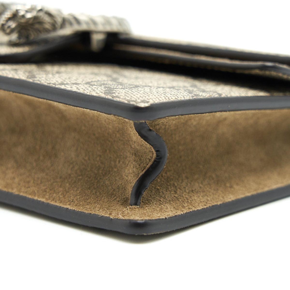 Gucci Dionysus GG Supreme Super Mini Crossbody Bag Beige